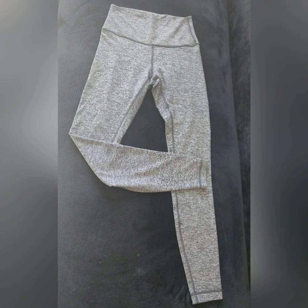 Lululemon Wunder Undet High Rise  Gray Leggings